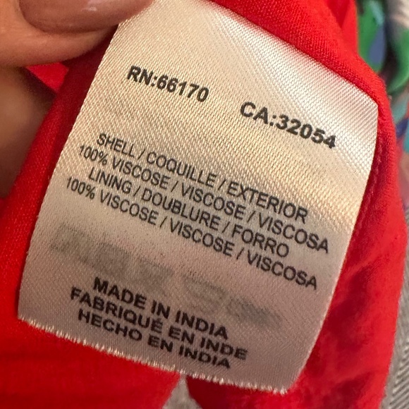 Anthropologie Ollari Strapless Tropical Dress - Picture 7 of 8